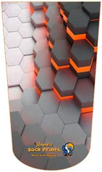 Heal with Appeal Amputee Sock Hexagon Pattern V1 3ply Stump Sock