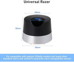 Razor Stand Holder - Alloy Metal with Drainage Hole | Universal Fit for Most Razors | Scratch-Resistant Compatible with Gillette