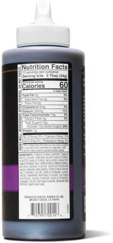 Bourbon Apple & Black Garlic BBQ Sauce (2 Pack) | 15.5 oz | Non-GMO | No MSG |