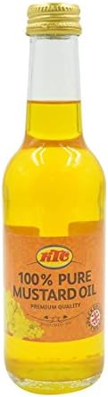 KTC Pure Mustard Oil, 8.5 Fluid Ounce (Pack of 4)