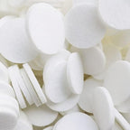 Julie Wang 100 Pieces 30mm White Round Aromatherapy Refill Pads Diffuser Refill Pads Scented Oil Pads for Scent Ball Plug-in Diffuser 1.18inches