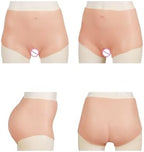 Silicone Fake Vagina Pants Hip Enhancer Pads Short Butt Lifter Underwear Transgender Drag Queens Cosplay
