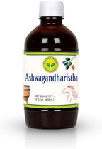 Basic Ayurveda Ashwagandharishta | 16.23 Fl Oz (480ml) | Gluten-Free, Non-GMO & Vegan