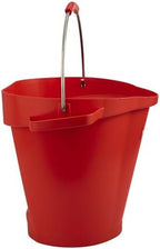 Vikan 56924 Pail,5 gal.,PP/SS,Red
