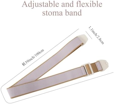 3 Pack Ostomy Belts for Women Men, Adjustable Ostomy Belt Attaches Securely to Ostomy Pouch, 1.1x39 Inches,Preventing Bag Chassis Warping,Colostomy Belt for Post Operative Care After Ileostomy Surgery