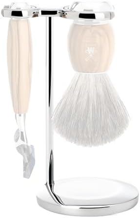 MÜHLE Chrome Shaving Set Stand for VIVO and RYTMO Series Brushes and Razors