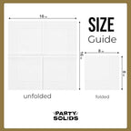 White Dinner Napkins Disposable Everyday 50 Pcs 2 Ply White Napkins Disposable Paper Everyday For Parties & Party Supplies
