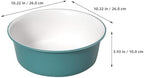 OSALADI Portable Plastic Wash Basin 10.24 Inch Round Tub for Face Washing Foot Soaking Laundry Storage Multipurpose Bathroom Kitchen Outdoor Use