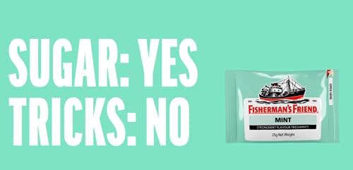 Fisherman's Friend Sugar Free Mint Flavour Lozenges 25G (Pack of 12)