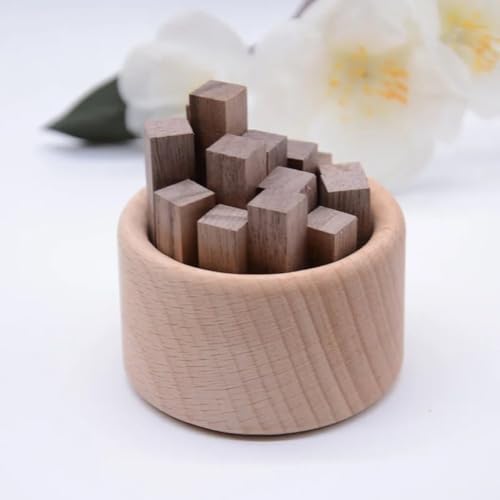 Wood Essential Oil Diffuser, Walnut Wood Diffuser Sleep Aid Diffuser Stick Car Essential Oil Diffuser Aromatherapy for Home