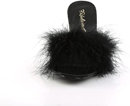 Pleaser Fabulicious Women's Amour-03 Marabou Slipper