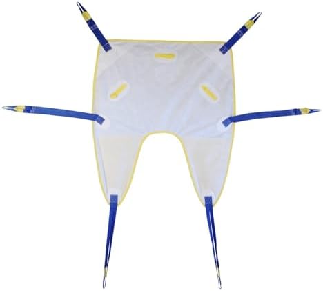 BestSling Disposable Universal Slings SL-UD813 10 Pack |Fits 200-400 lbs, 600 lb Weight Capacity|Latex-Free, Non-Woven Polypropylene Fabric |Ideal for Patient Transfers & Hygiene (Large)