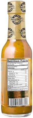 Marie Sharp’s Tropical Orange Habanero Pepper Sauce, 5 oz – Citrusy Belizean Hot Sauce with Fresh Orange & Habanero – All-Natural, Gluten-Free