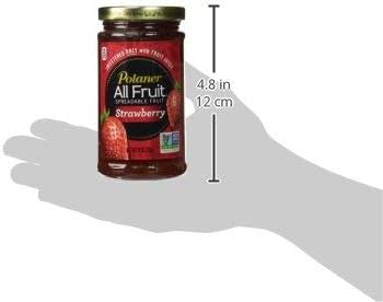 Polaner 100% All Natural Strawberry Fruit Spread 10 oz (Pack of 12)