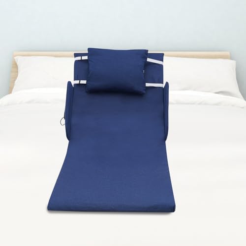 Electric Power Lifting Adjustable Bed Back Rest for Patient Back Lumbar Support, Assist Elderly to Get Out of Bed Easily, Electric Auxiliary Backrest for The Disabled, Elderly 330lbs Blue