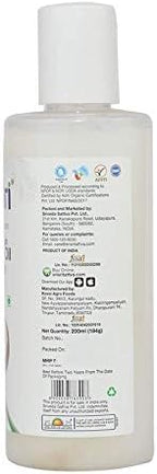 Sri Sri Tattva Organic Virgin Coconut Oil, (200ml x Pack of 2)