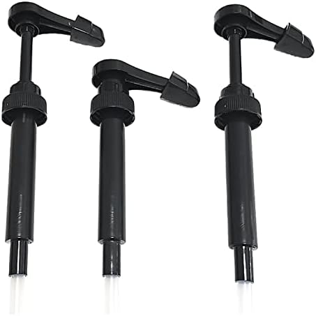 Syrup Pump with Tip Cover for Jordan’s Skinny Syrups Mixes 750ml (25.4 fl.oz) Bottles (Pack of 3). FDA Compliant. BPA Free. Product of Bayside Traders®