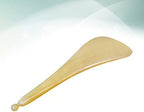 SUPVOX Natural Yak Horn Eye Stick 4.52In Ox Horn Massage Tool for Facial Acupressure and Skin Care Multi-Purpose Beauty Massager for Women and Men