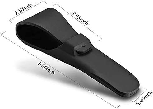 LinMei 2 Pack Silicone Razor Travel Case, Blue+Black, Compatible with Gillette, Parker, Merkur Razor