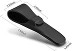 LinMei 2 Pack Silicone Razor Travel Case, Blue+Black, Compatible with Gillette, Parker, Merkur Razor
