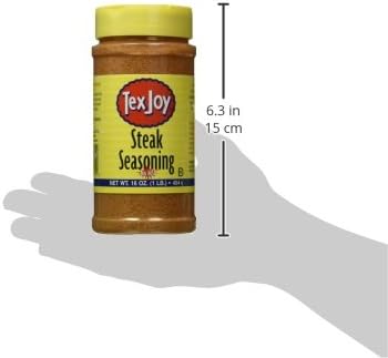Texjoy Steak Seasoning NO MSG- 16 Oz Container