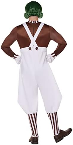 Spirit Halloween Willy Wonka and the Chocolate Factory Adult Oompa Loompa Costume | Officially Licensed | Group Costume
