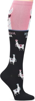 Nurse Mates Women's Calf Socks | 12-14 mmHg Compression | Superior Support & Comfort | 1 Pair