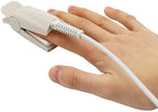 Compatible Nellcor DS100A Probe, Reusable Electronic Sensor Adult Finger Clip 3.2 ft 9 Pins Connector