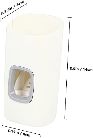 Beaupretty Eco-Friendly Abs Toothpaste Squeezer Wall-Mounted Automatic Easy Squeeze Boy Girl