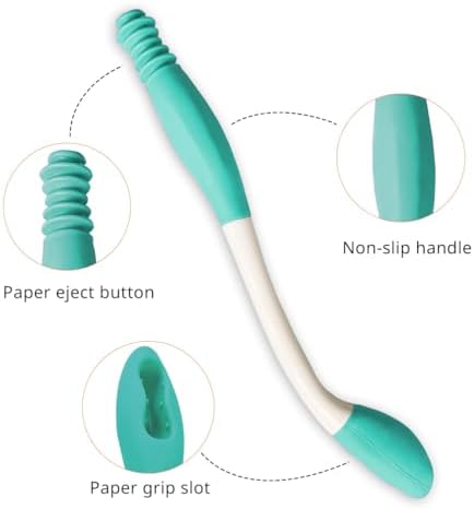 Butt Wiper Tool - Toilet Aids for Wiping Bottom - Self Wipe Assist for Toileting Wand - Long Reach Comfort Bathroom Wiper for Disabled Elderly After Surgery