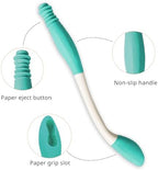 Butt Wiper Tool - Toilet Aids for Wiping Bottom - Self Wipe Assist for Toileting Wand - Long Reach Comfort Bathroom Wiper for Disabled Elderly After Surgery