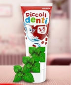 AquafreshToothpaste Little Teeth ~ Piccoli Denti Dentifricio ~ Kids Toothpaste 1-5 Years, Italian Import, 50 ml ~1.7 Oz. (Pack of 2)