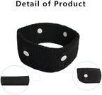 Comfort Oxygen Nasal Cannula Headband, Ear Protectors for Oxygen Tubing，Elastic Oxygen Cannula Headband to Prevent Ear Soreness (Black)