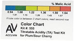 Plum/Sour Cherry Titratable Acidity Test Kit, 0.94 – 1.64 g/100mL Malic Acid [10 Tests]