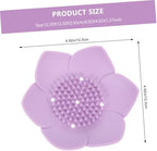 Ciieeo 2pcs Silicone Soap Dishes for Bar Soap Draining Boxes Shower Accessories Tray Bathroom Holder