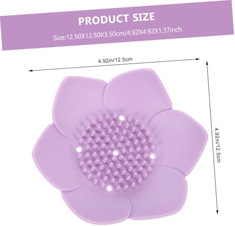 Ciieeo 2pcs Silicone Soap Dishes for Bar Soap Draining Boxes Shower Accessories Tray Bathroom Holder