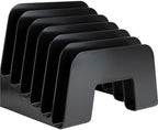 Business Source 6-Slot Inclined Desk Step Sorter