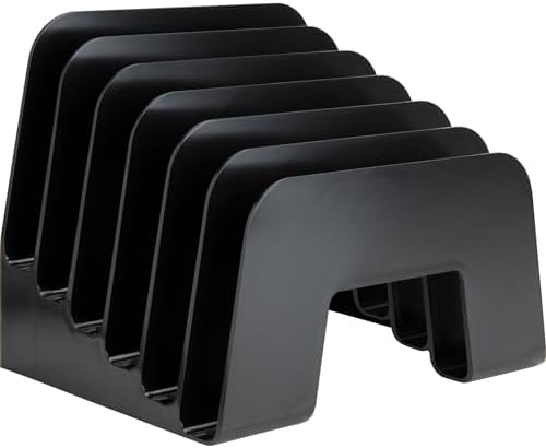 Business Source 6-Slot Inclined Desk Step Sorter