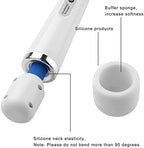 CHARMING 10 Speeds Wired Powerful Handheld Back Massager with Strong Vibration, Personal Therapy Massager for Sports Recovery, Muscle Aches, Full Body Pain (White)