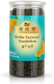 Sweet Post Herba Taraxaci Dandelion Tea (Taraxacum officinale) - 6oz PET Jar | Cut & Sifted, Triple Washed, Caffeine-Free Herbal Tea, Support Digestion & Boost Immune System 蒲公英茶