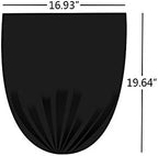 Gloreen Small Trash Bag, 1.2 Gallon Black Unscented Leakproof Garbage Liners(6 Rolls, 150Counts)