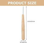 HEALLILY 30pcs Interdental Brushes with Bamboo Handle 1.0mm Between Teeth Toothbrush Oral Hygiene Cleaner Gingival Dental Floss Pick for Personal Health Care