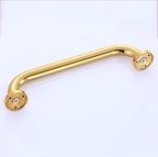 Shower Handle,Grab Bars, Brass Anti-Slip Grip Grab Bar, Safety Grip Grab Shower Home Assist Handle for Bathtub, Shower, Steps, Indoor Outdoor Use (14 Inches)