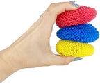 D.RECT Plastic Scourer 12 Pieces - Scraper Sponge Pot Cleaner