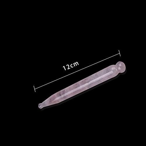 Rose Quartz Guasha Scraping Tool,Natural Wand Shape Gua Sha Massage Tool,Muscle Relief Stick Point Roller Massage Pen,Traditional Acupoint Massage for Full Body