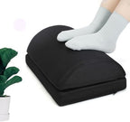 Ergonomic Foot Rest for Under Desk, Adjustable Memory Foam Foot Stool Cushion, Non-Slip Surface, Relieve Back Leg or Foot Pain, for Home and Office