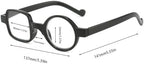 Classic Reading Glasses for Seniors Stylish Frame with Round and Square Lenses, Unisex Readers for Men and Women