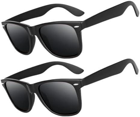 kkhouse 2 Pack Unisex Anti-Myopia Astigmatism Glasses Men's Women's Vision Improvement Strabismus Correction Fatigue Glasses(Black-R4-D2)