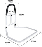Bed Assist Rail, Portable Safety Bed Lever, with Storage Pocket Bed Rail for Elderly, Pregnant Women, Children, People in Need,Blue,B