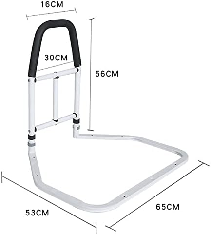 Bed Assist Rail, Portable Safety Bed Lever, with Storage Pocket Bed Rail for Elderly, Pregnant Women, Children, People in Need,Blue,B